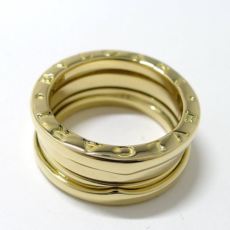 Bvlgari Bee Zero Ring 750yg 18k Yellow Gold Yellow Gold Nominal Size 51 Approx