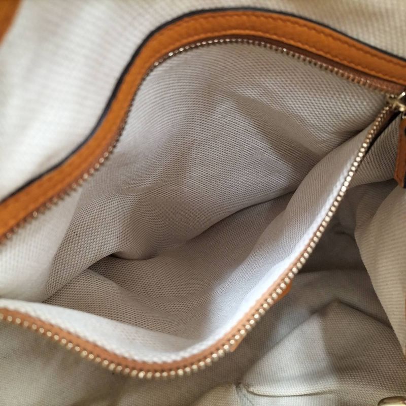 Gucci Soho Handbag Leather Orange 282309