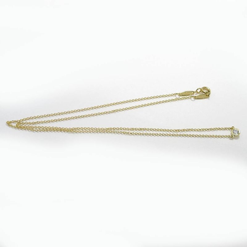 Tiffany & Co Necklace by-the-Yard 750yg 18k Yellow Gold Yellow Gold with