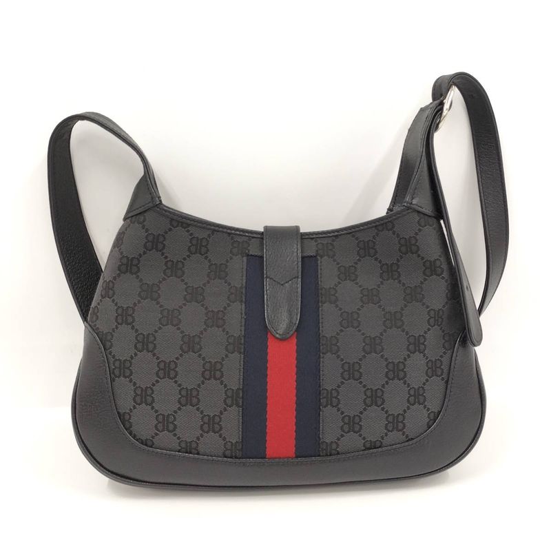 Balenciaga X Gucci Collaboration Shoulder Bag Jackie the Hacker Project Canvas