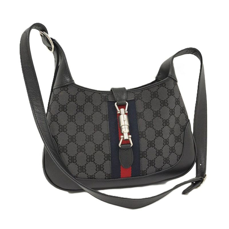 Balenciaga X Gucci Collaboration Shoulder Bag Jackie the Hacker Project Canvas