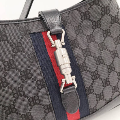 Balenciaga X Gucci Collaboration Shoulder Bag Jackie the Hacker Project Canvas
