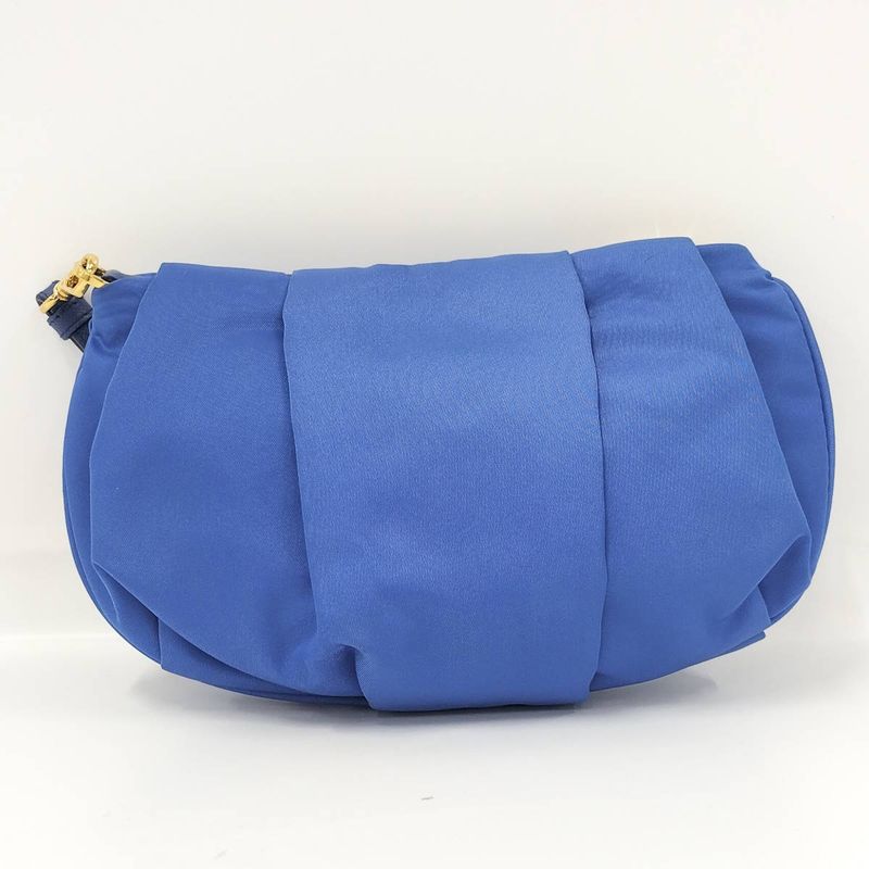 Prada Pouch Nylon Blue 1n1503