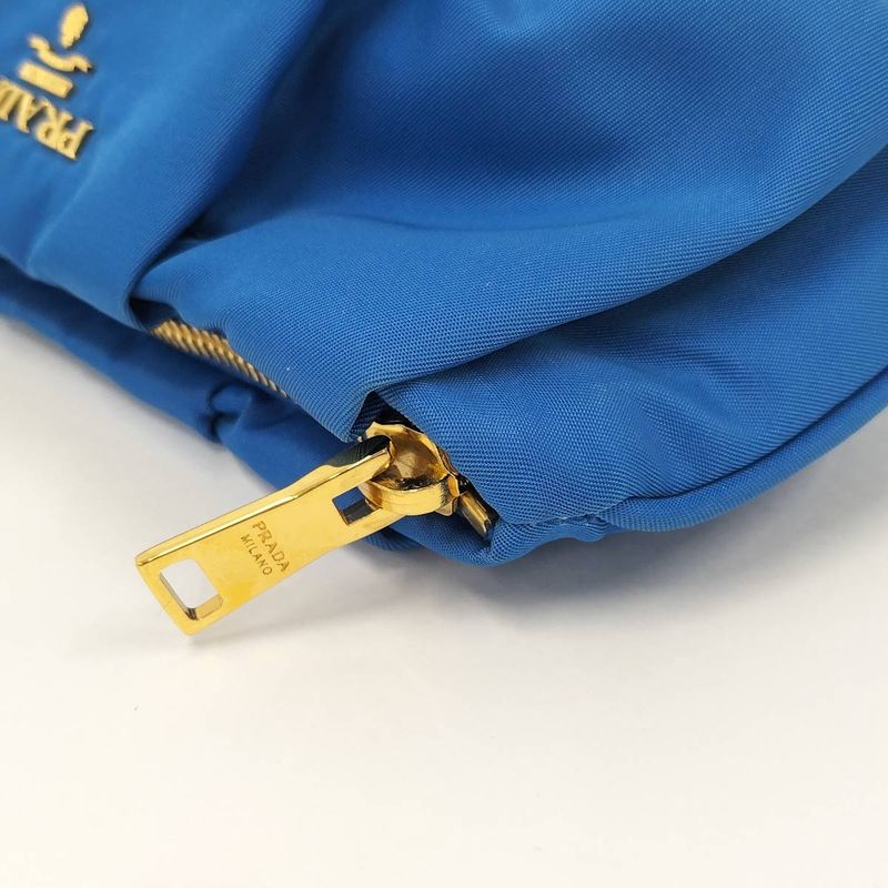 Prada Pouch Nylon Blue 1n1503
