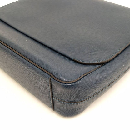 Louis Vuitton Romain PM Shoulder Bag Taiga Blue M32725