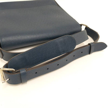 Louis Vuitton Romain PM Shoulder Bag Taiga Blue M32725