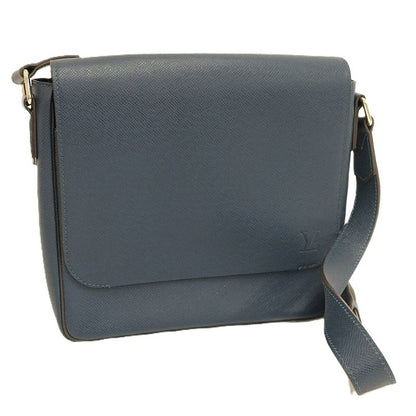 Louis Vuitton Romain PM Shoulder Bag Taiga Blue M32725