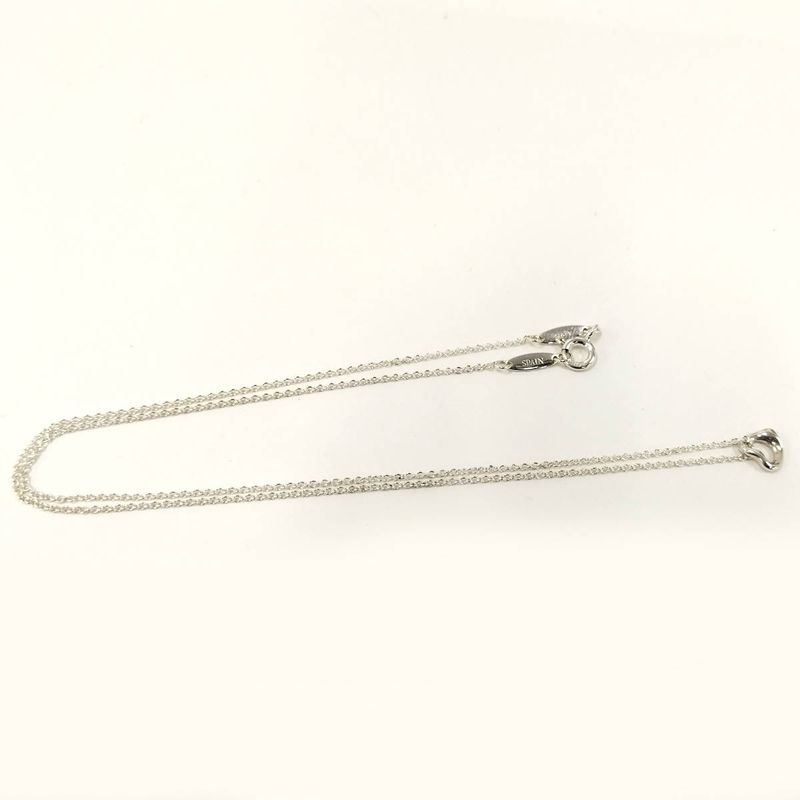 Tiffany & Co Necklace Elsa Peretti Open Heart Necklace in Sv925 Silver