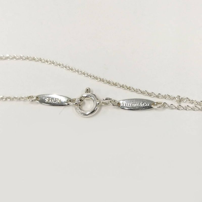 Tiffany & Co Necklace Elsa Peretti Open Heart Necklace in Sv925 Silver