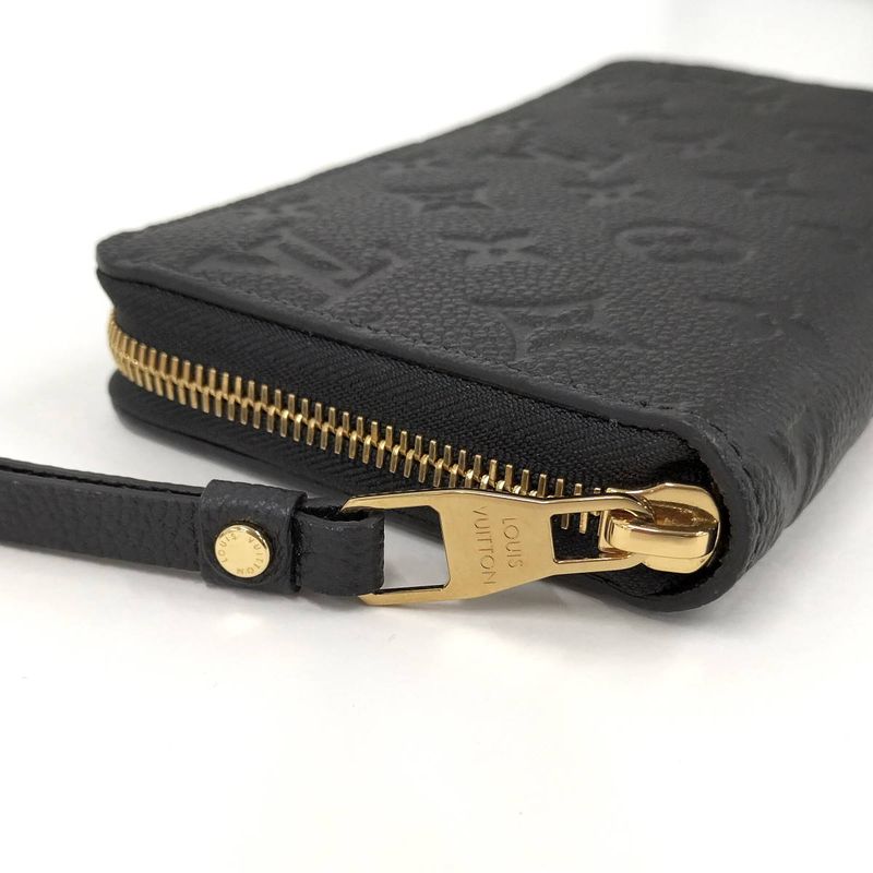 Louis Vuitton Zippy Wallet Round Zipper Long Wallet Monogram Empreinte Noir