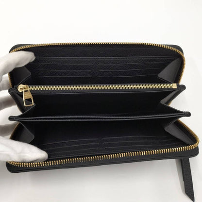 Louis Vuitton Zippy Wallet Round Zipper Long Wallet Monogram Empreinte Noir