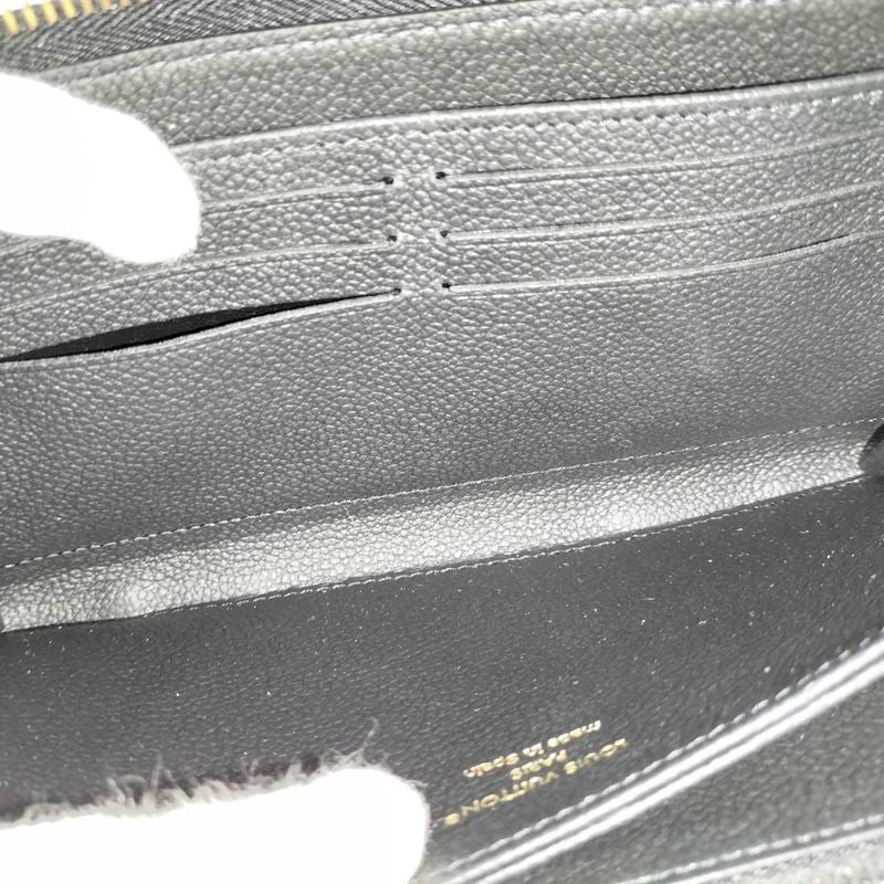 Louis Vuitton Zippy Wallet Round Zipper Long Wallet Monogram Empreinte Noir
