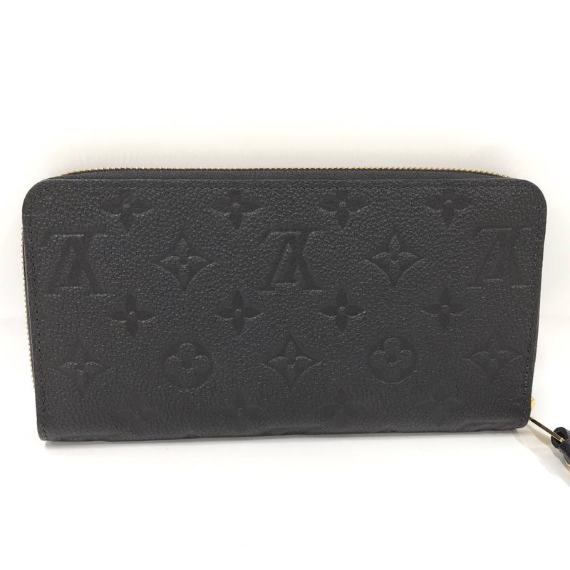 Louis Vuitton Zippy Wallet Round Zipper Long Wallet Monogram Empreinte Noir