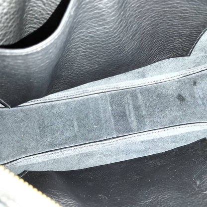 Hermes Trim 31 Leather Shoulder Bag Black Stamped "y"