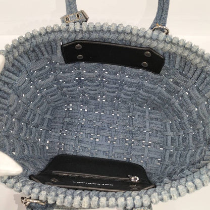 Balenciaga Bistro Basket XS 2way Basket Bag Denim Blue