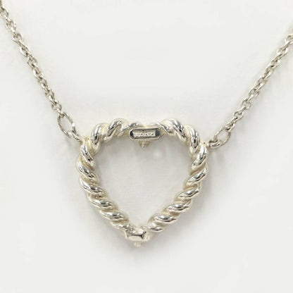 Tiffany & Co Open Heart Necklace Sv925 Silver