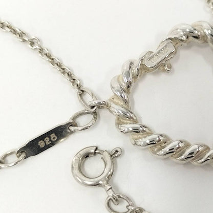 Tiffany & Co Open Heart Necklace Sv925 Silver
