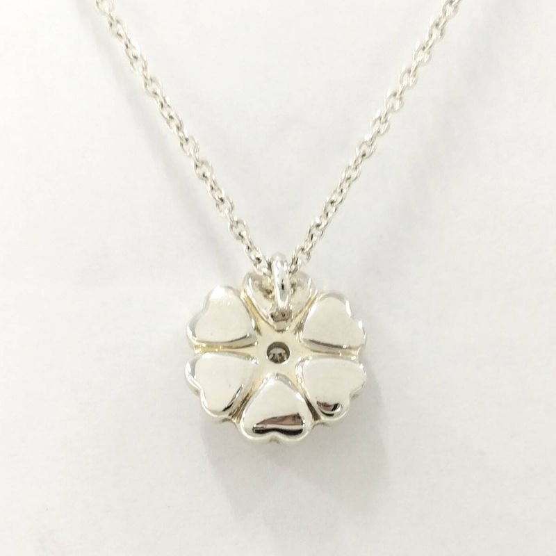 Tiffany & Co Open Heart Necklace Paloma Picasso Flower Sv925 Silver