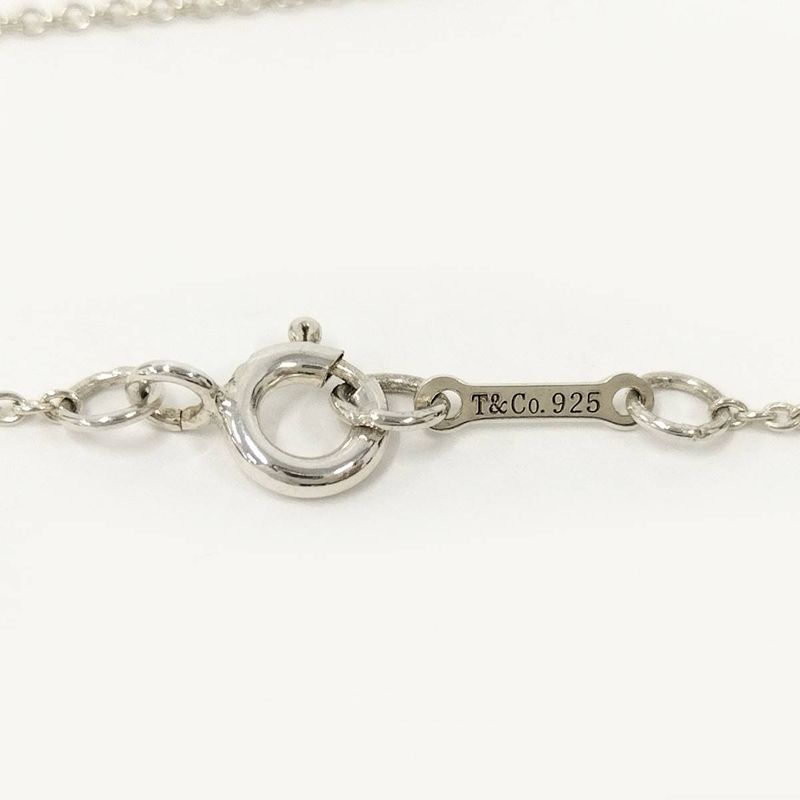 Tiffany & Co Open Heart Necklace Paloma Picasso Flower Sv925 Silver