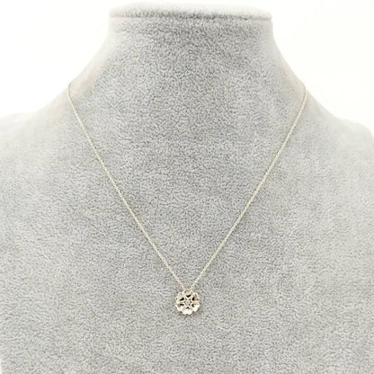 Tiffany & Co Open Heart Necklace Paloma Picasso Flower Sv925 Silver