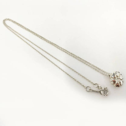 Tiffany & Co Open Heart Necklace Paloma Picasso Flower Sv925 Silver
