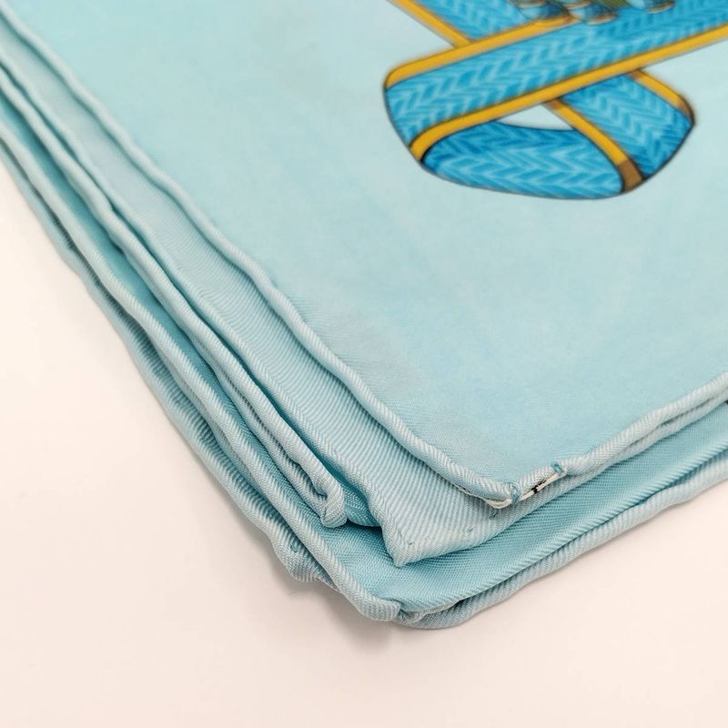 Hermes Scarf Carré 90 Blue