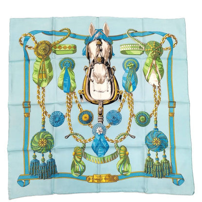 Hermes Scarf Carré 90 Blue