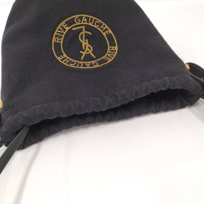 Yves Saint Laurent Rive Gauche Shoulder Bag Leather Black