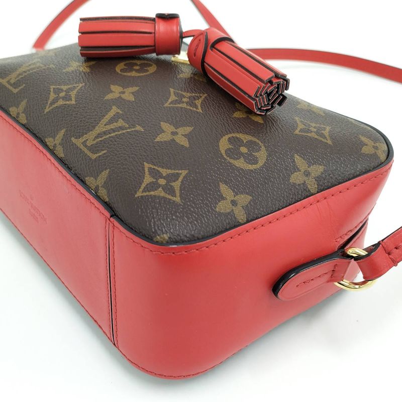 Louis Vuitton Saintonge Coquelicot 2-Way Shoulder Bag Monogram M43556