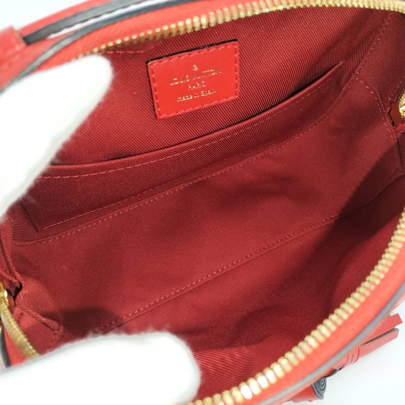 Louis Vuitton Saintonge Coquelicot 2-Way Shoulder Bag Monogram M43556