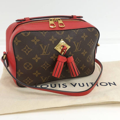 Louis Vuitton Saintonge Coquelicot 2-Way Shoulder Bag Monogram M43556