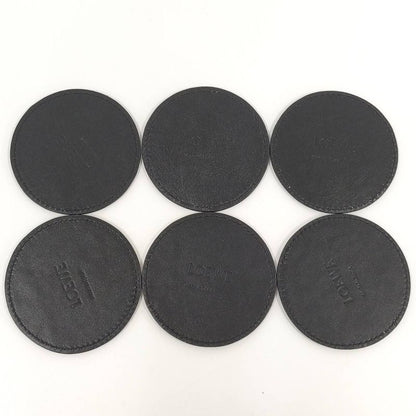 Loewe Coaster Anagram Leather Set of 6