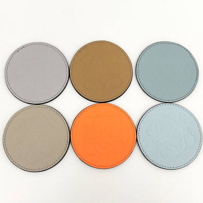 Loewe Coaster Anagram Leather Set of 6