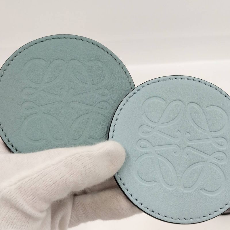 Loewe Coaster Anagram Leather Set of 6