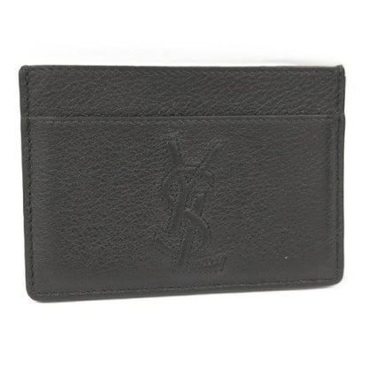 Yves Saint Laurent Card Case Leather Black Grz568936y