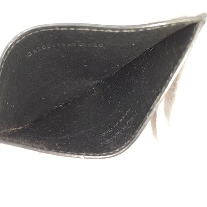 Yves Saint Laurent Card Case Leather Black Grz568936y