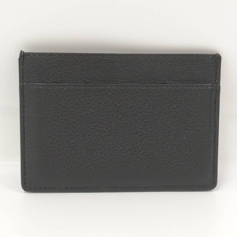 Yves Saint Laurent Card Case Leather Black Grz568936y