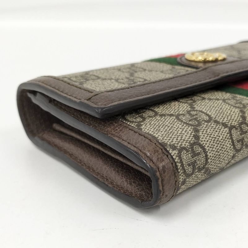 Gucci Bifold Long Wallet Continental Wallet Ophidia 523153