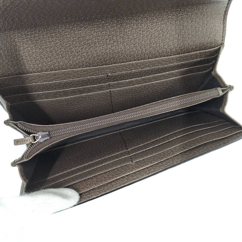 Gucci Bifold Long Wallet Continental Wallet Ophidia 523153