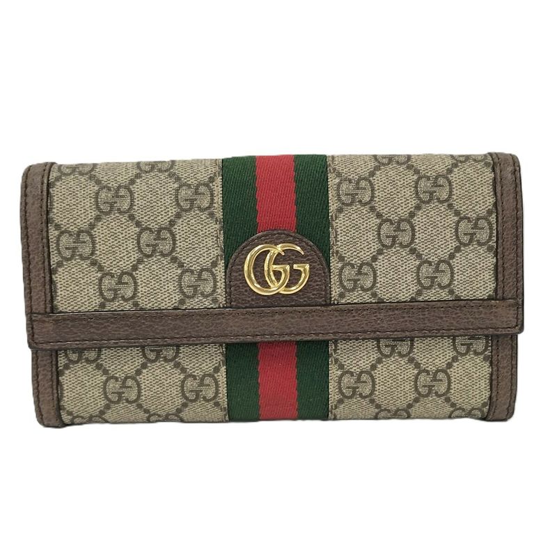 Gucci Bifold Long Wallet Continental Wallet Ophidia 523153