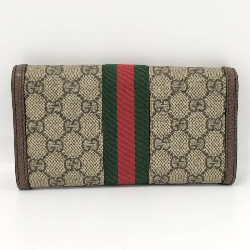 Gucci Bifold Long Wallet Continental Wallet Ophidia 523153