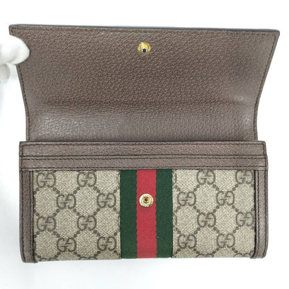 Gucci Bifold Long Wallet Continental Wallet Ophidia 523153