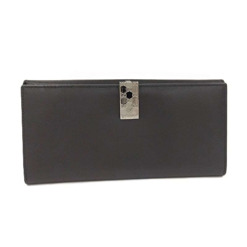 Gucci Bifold Long Wallet Leather Black 035.1502.2243