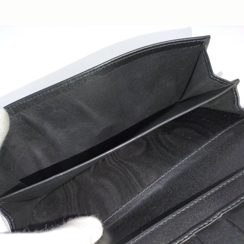 Gucci Bifold Long Wallet Leather Black 035.1502.2243