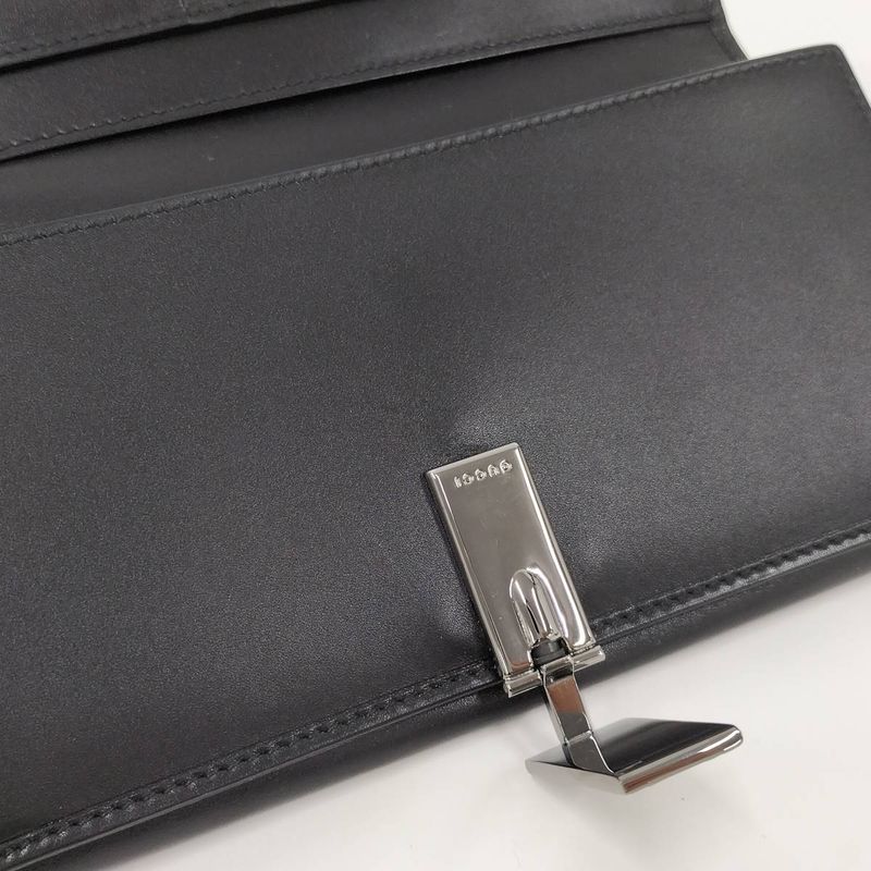 Gucci Bifold Long Wallet Leather Black 035.1502.2243