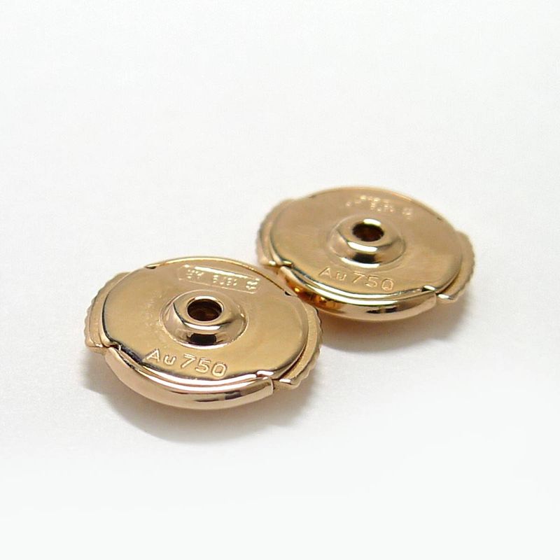 Cartier Mini Love Earrings 750pg 18k Pink Gold Pink Gold Approx 3.4g