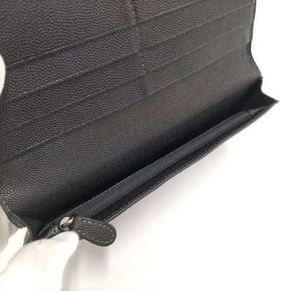 Cartier Bifold Wallet Santos Leather Black