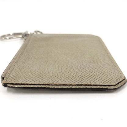 Louis Vuitton Pochette Cles Coin Case Taiga Leather Beige M32604