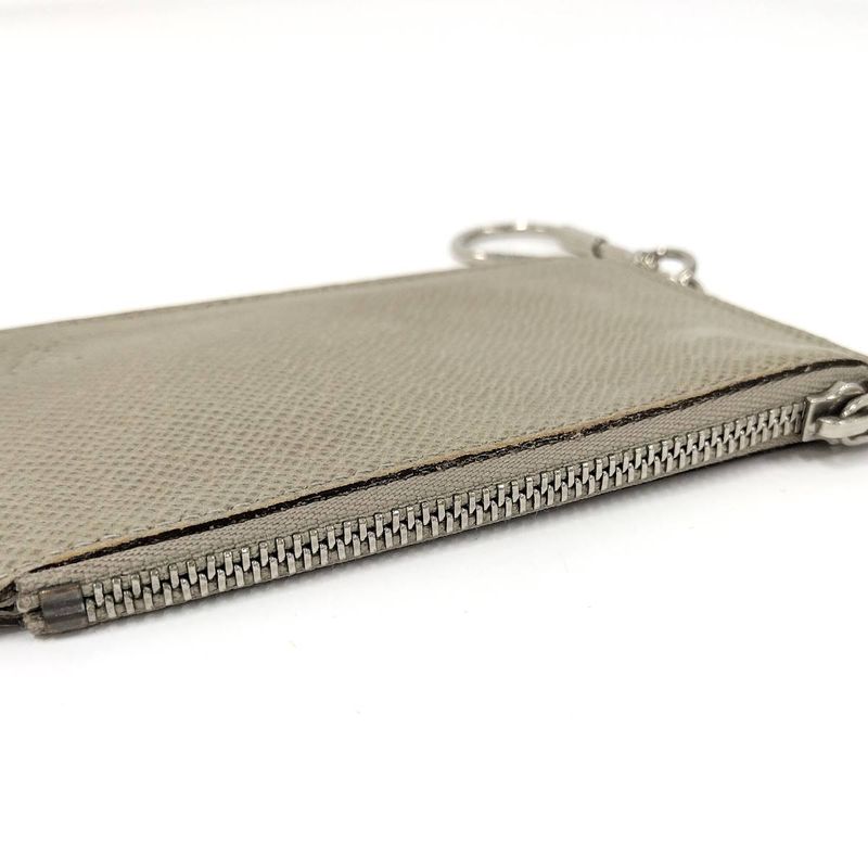 Louis Vuitton Pochette Cles Coin Case Taiga Leather Beige M32604