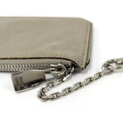 Louis Vuitton Pochette Cles Coin Case Taiga Leather Beige M32604